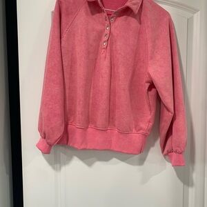 Pink Women's Pullover Top